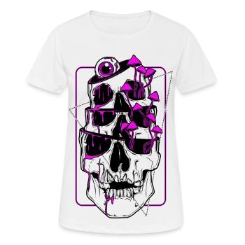 False Awakenig Loop - Women's Breathable T-Shirt - white - Front - AI Model Female 172 dark (172cm)
