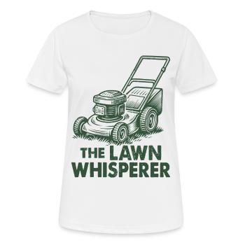 Le chuchoteur de pelouse - T-shirt respirant Femme - blanc - Devant - AI Model Female 172 dark (172cm)