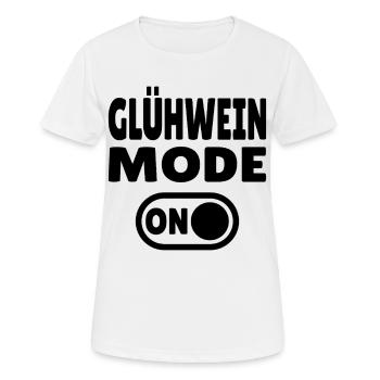 Glühwein Mode ON - Women's Breathable T-Shirt - white - Front - AI Model Female 172 dark (172cm)