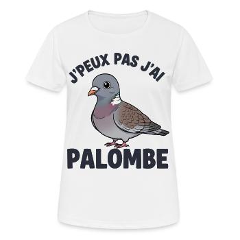 Chasseur Palombe Tradition Sud Ouest Palombière - Frauen T-Shirt atmungsaktiv - Weiß - Vorne - AI Model Female 172 dark (172cm)