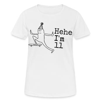 11th Birthday Gift Funny 11 Years 11th - Women's Breathable T-Shirt - white - Front - AI Model Female 172 dark (172cm)