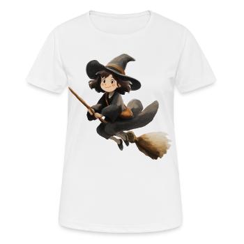 Sorcière - T-shirt respirant Femme - blanc - Devant - AI Model Female 172 dark (172cm)