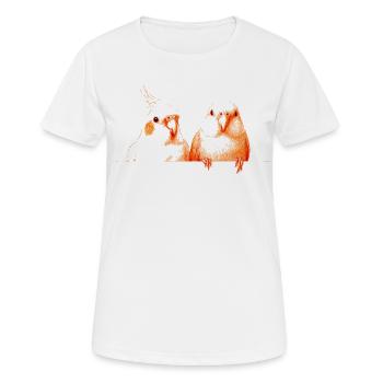 Birdies - Women's Breathable T-Shirt - white - Front - AI Model Female 172 dark (172cm)