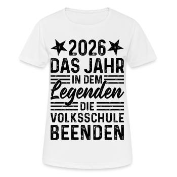 2026 Ending the Year in the Legends of Elementary School - Women's Breathable T-Shirt - white - Front - AI Model Female 172 dark (172cm)