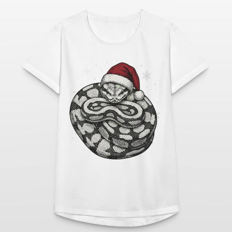 Serpent roi python roi de Noël Python boule T-shirt respirant Femme