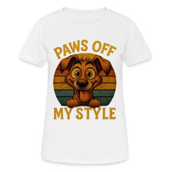 Pas de mon style - T-shirt respirant Femme - blanc - Devant - AI Model Female 172 dark (172cm)