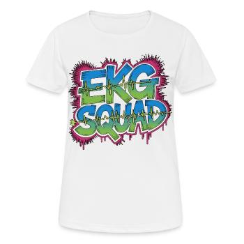 Cardiac Tech EKG Squad Pacemaker Technician - Frauen T-Shirt atmungsaktiv - Weiß - Vorne - AI Model Female 172 dark (172cm)