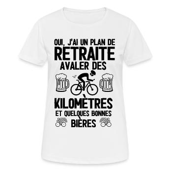Retired - Women's Breathable T-Shirt - white - Front - AI Model Female 172 dark (172cm)