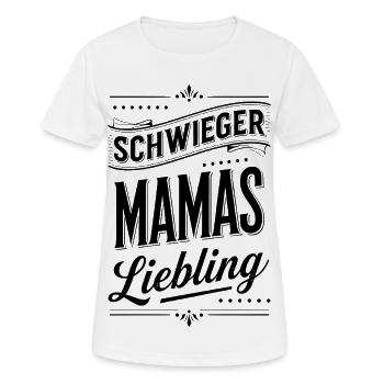 Son-in-law gift Mom-in-law's darling - Women's Breathable T-Shirt - white - Front - AI Model Female 172 dark (172cm)