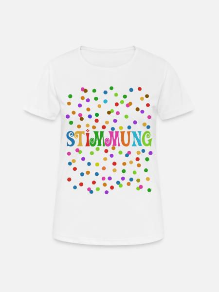 Fastnacht - Karneval - Stimmung - Konfetti - Frauen T-Shirt atmungsaktiv - Weiß