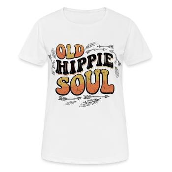 Old Hippie Soul Vintage Retro Design - Women's Breathable T-Shirt - white - Front - AI Model Female 172 dark (172cm)