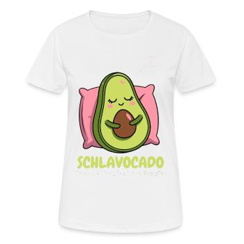 Schlavocado Avocado - Women's Breathable T-Shirt - white - Front - AI Model Female 172 dark (172cm)