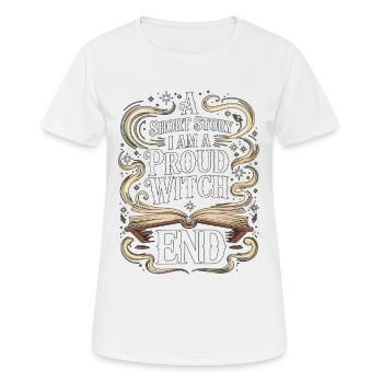 Sorcellerie : une nouvelle Je suis un amoureux de l’astrologie - T-shirt respirant Femme - blanc - Devant - AI Model Female 172 dark (172cm)