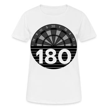 dartboard - Women's Breathable T-Shirt - white - Front - AI Model Female 172 dark (172cm)