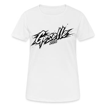 Compagnon 2026 - T-shirt respirant Femme - blanc - Devant - AI Model Female 172 dark (172cm)
