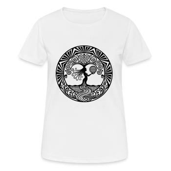 Esotericism Lifestyle Spirituality Mindfulness Yoga - Women's Breathable T-Shirt - white - Front - AI Model Female 172 dark (172cm)