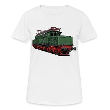 E-Lok BR 254 der DR - Frauen T-Shirt atmungsaktiv - Weiß - Vorne - AI Model Female 172 dark (172cm)