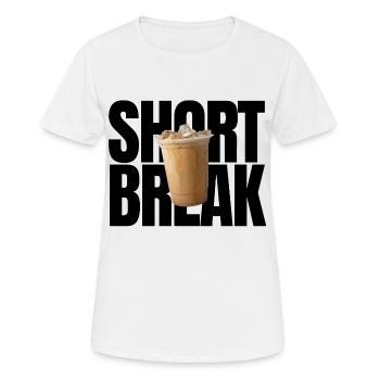 Short Break - Women's Breathable T-Shirt - white - Front - AI Model Female 172 dark (172cm)