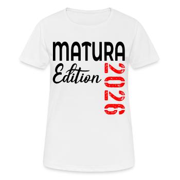 MATURA 2026 MATURITÉ - T-shirt respirant Femme - blanc - Devant - AI Model Female 172 dark (172cm)