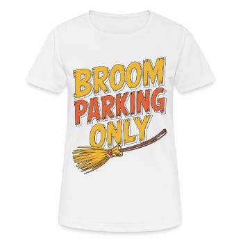 Sorcellerie Parking de balais uniquement Sorcellerie Wicca - T-shirt respirant Femme - blanc - Devant - AI Model Female 172 dark (172cm)