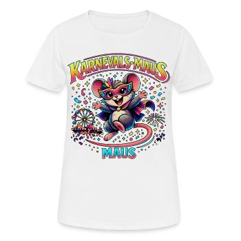 Carnival Mouse Carnival Costume Cute Gift - Women's Breathable T-Shirt - white - Front - AI Model Female 172 dark (172cm)