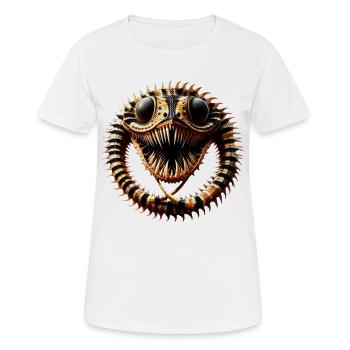 Monster Mystery Ring Schlange Abwehrzauber gothic - Frauen T-Shirt atmungsaktiv - Weiß - Vorne - AI Model Female 172 dark (172cm)