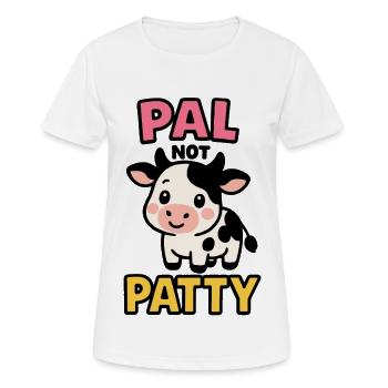 Ami pas Patty – Amitié de vache mignonne - T-shirt respirant Femme - blanc - Devant - AI Model Female 172 dark (172cm)
