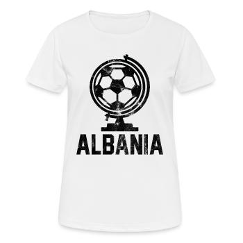 Albania Football - Women's Breathable T-Shirt - white - Front - AI Model Female 172 dark (172cm)