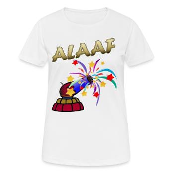 Carnaval des Feux d’Artifice du Carnaval d’Alaaf - T-shirt respirant Femme - blanc - Devant - AI Model Female 172 dark (172cm)