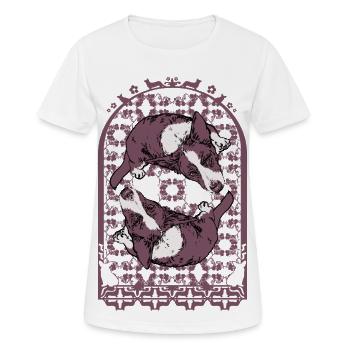 CORGI COMPOSITION - T-shirt respirant Femme - blanc - Devant - AI Model Female 172 dark (172cm)