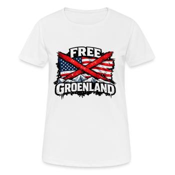 FREE GROENLAND - T-shirt respirant Femme - blanc - Devant - AI Model Female 172 dark (172cm)