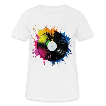 Record - Women's Breathable T-Shirt - white - Front - AI Model Female 172 dark (172cm)