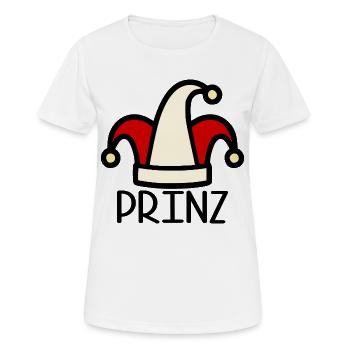 Prince's Cap Carnival Prince - Women's Breathable T-Shirt - white - Front - AI Model Female 172 dark (172cm)