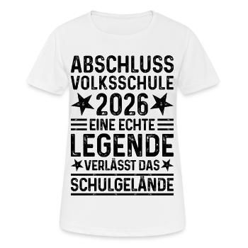Elementary School Graduation 2026 Legend School Grounds - Women's Breathable T-Shirt - white - Front - AI Model Female 172 dark (172cm)