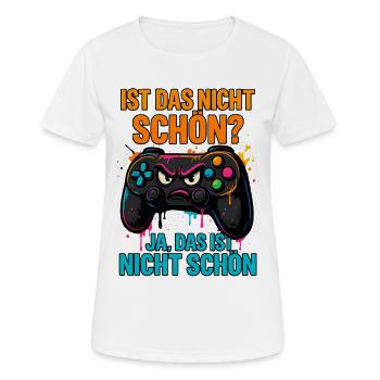 Ist das nicht schön? Ja, is't nicht schön | Gaming - T-shirt respirant Femme - blanc - Devant - AI Model Female 172 dark (172cm)