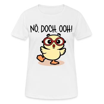 Kindergartenkind Kitakind Küken - Frauen T-Shirt atmungsaktiv - Weiß - Vorne - AI Model Female 172 dark (172cm)
