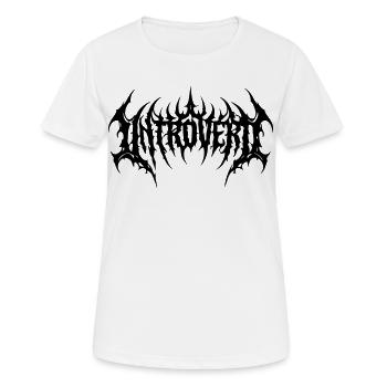 introverti - T-shirt respirant Femme - blanc - Devant - AI Model Female 172 dark (172cm)
