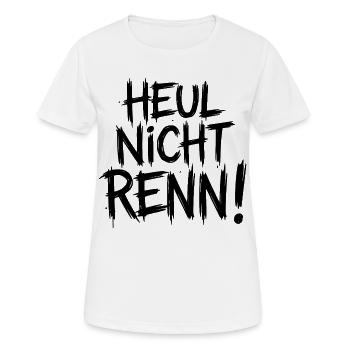 Ne pleure pas. Cours ! - T-shirt respirant Femme - blanc - Devant - AI Model Female 172 dark (172cm)