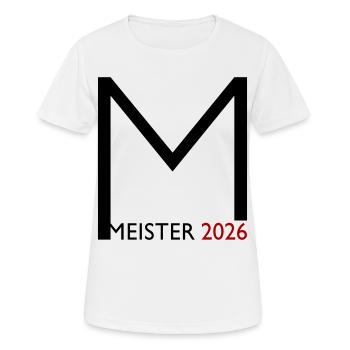 Félicitations pour le championnat 2026 - T-shirt respirant Femme - blanc - Devant - AI Model Female 172 dark (172cm)