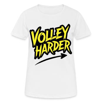 Volley Plus Padel Tennis Puissance Dire - T-shirt respirant Femme - blanc - Devant - AI Model Female 172 dark (172cm)
