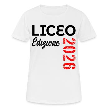 Italy - High School Edition 2026 - Women's Breathable T-Shirt - white - Front - AI Model Female 172 dark (172cm)