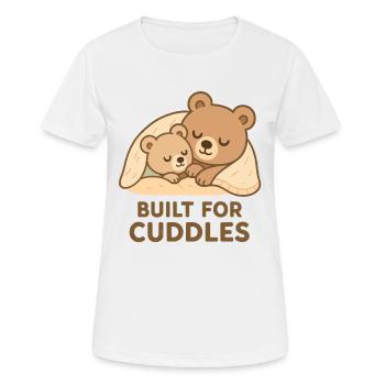 Two Bears to Cuddle – Built for Cuddles - Women's Breathable T-Shirt - white - Front - AI Model Female 172 dark (172cm)