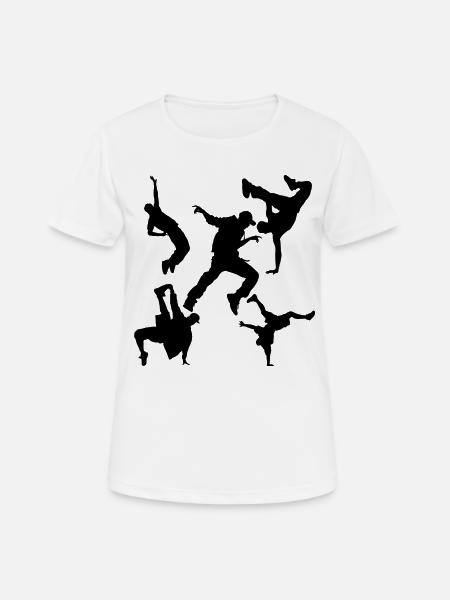 Dance Hip-Hop - Women's Breathable T-Shirt - white