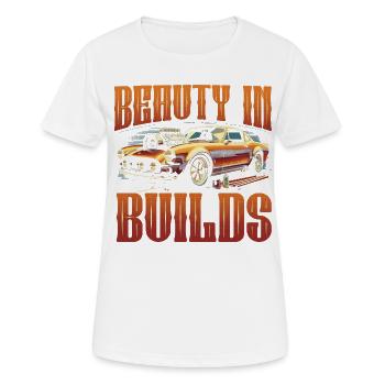 Auto Restauration Beauty In Builds - Frauen T-Shirt atmungsaktiv - Weiß - Vorne - AI Model Female 172 dark (172cm)