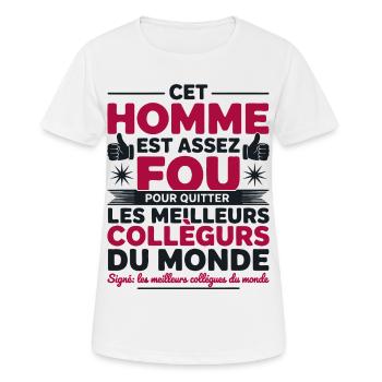 Departure Co-worker New Job Retirement - Women's Breathable T-Shirt - white - Front - AI Model Female 172 dark (172cm)