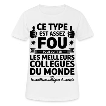 Departure Co-worker New Job Retirement - Women's Breathable T-Shirt - white - Front - AI Model Female 172 dark (172cm)
