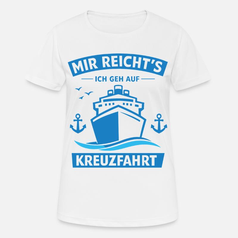 Cruise 2026 Gift Idea - Women's Breathable T-Shirt - white