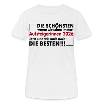 De beaux espoirs 2026 - T-shirt respirant Femme - blanc - Devant - AI Model Female 172 dark (172cm)