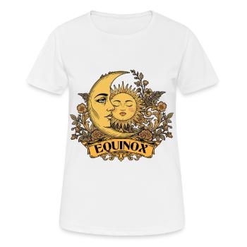 Tagundnachtgleiche erneuern Wiederherstellung Wiederherstellung Wiedergeburt Ostara - Frauen T-Shirt atmungsaktiv - Weiß - Vorne - AI Model Female 172 dark (172cm)