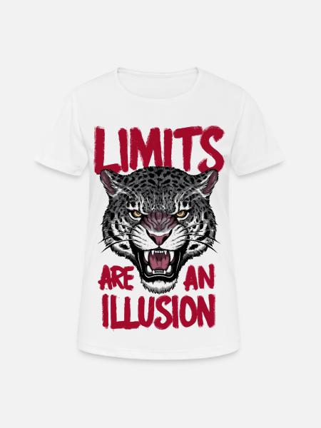 Limits Are an Illusion - Women's Breathable T-Shirt - white